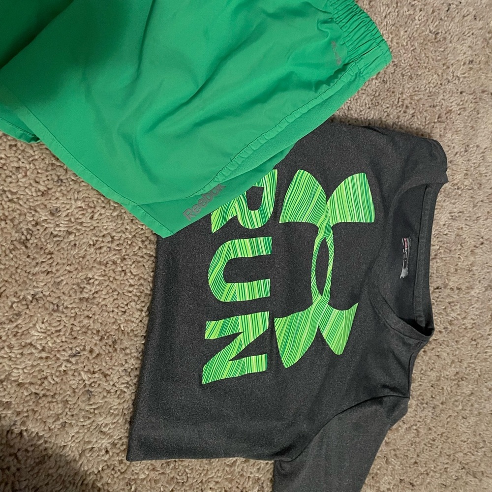 Under Armour/Reebok Short and Shirt set